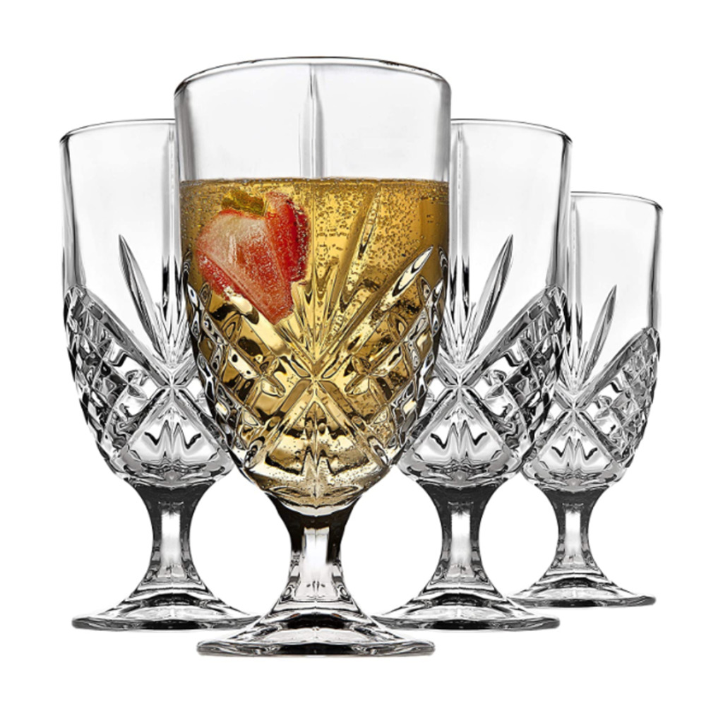 Godinger Dublin Iced Beverage Set of 4 16 Ounce Capacity